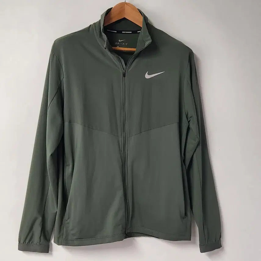 [BUNJANG] Nike Dri-FIT Running Jacket Khaki Men's XL / 나이키 드라이핏 러닝 자켓 카키 남성 XL