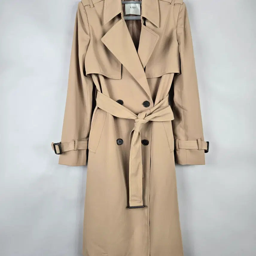 [BUNJANG] LIST Basic Classic Trench Coat Beige / [무료배송]리스트 55 여성 기본 클래식 트렌치코트 베이지