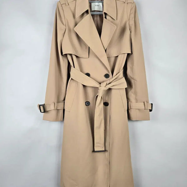 [BUNJANG] LIST Basic Classic Trench Coat Beige / [무료배송]리스트 55 여성 기본 클래식 트렌치코트 베이지