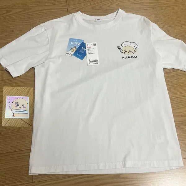 [BUNJANG] SPAO x Chiikawa Collaboration Rakko T-Shirt / 스파오 치이카와 티셔츠 랏코