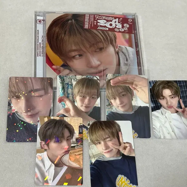 [BUNJANG] TWS Jihoon Sealed Solo Album + POB Photocard (Soda Soda) / 투어스 지훈 미개봉 솔로반+특전 포토카드 소다소다 양도 tws sodasoda