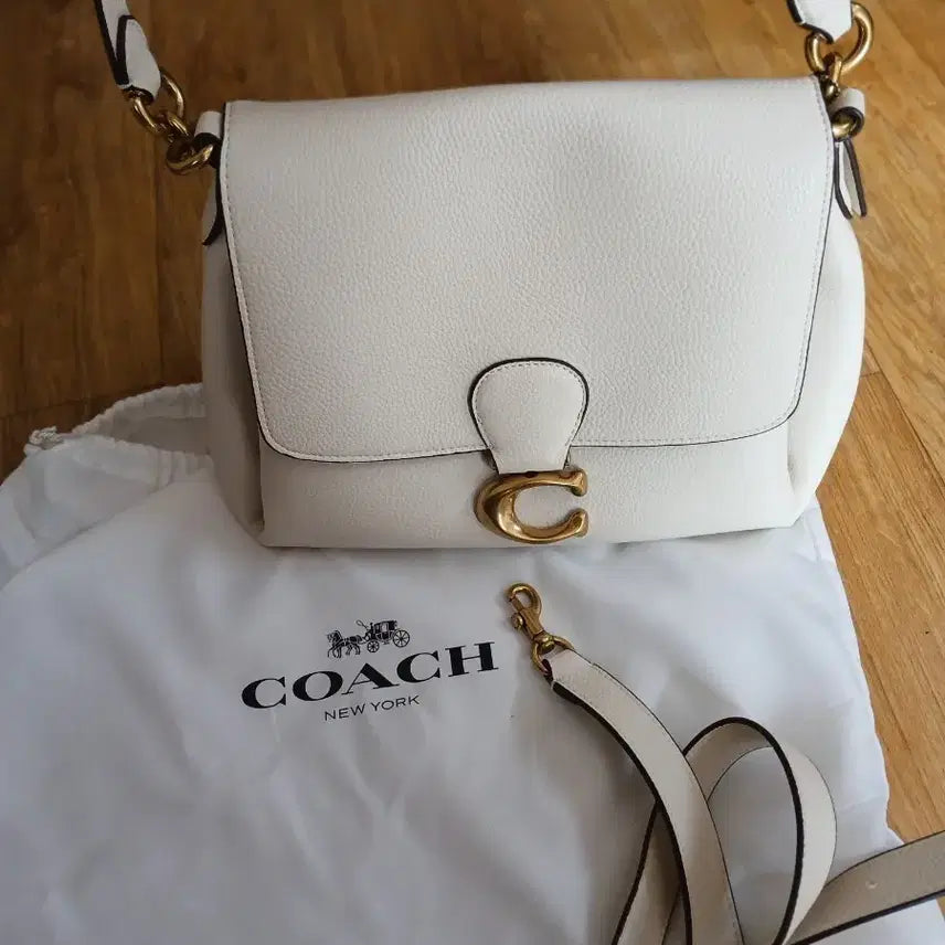 [BUNJANG] Coach White Tote Bag / COACH 토트백 화이트 ㅡ새상품