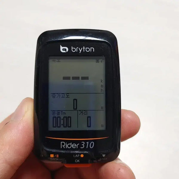 [BUNJANG] Bryton Rider 310 GPS Speedometer / 가성비 좋은 브라이튼 라이더310 gps 속도계 팝니다. (택포3.8만)