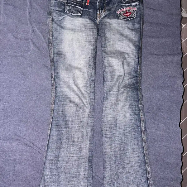 [BUNJANG] Ask Low Rise Fit Straight Denim Pants Size 28 / Ask 로우라이즈핏 데님 팬츠 28