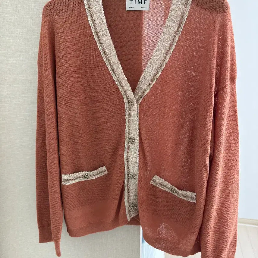 [BUNJANG] Time V-Neck Cardigan / 타임 브이넥 가디건 한섬