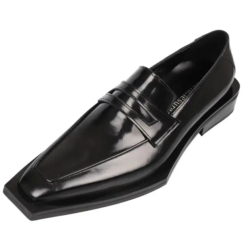 [BUNJANG] Souxure Belle Black Loafer Derby Shoes / [255] 쏘유레슈어 belle 블랙 로퍼 더비
