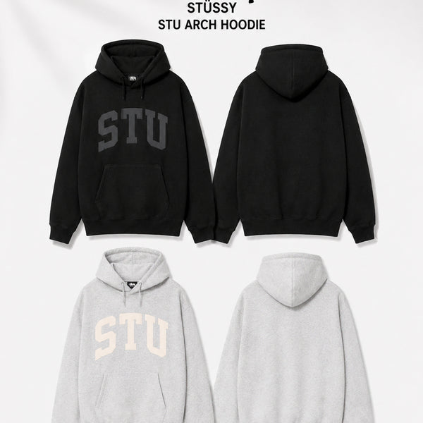[BUNJANG] Stüssy Appliqué Hoodie / (정품 무료배송)스투시 아플리케 후드티