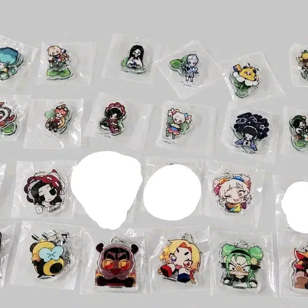 [BUNJANG] Zombie Go Garden Party Keychain & Mini Stand / 좀비고 가든파티 키링 & 미니스탠드
