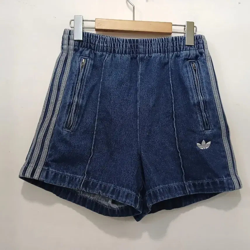 [BUNJANG] Adidas Denim Firebird Shorts Size S / 아디다스 데님 파이어버드  쇼츠 S