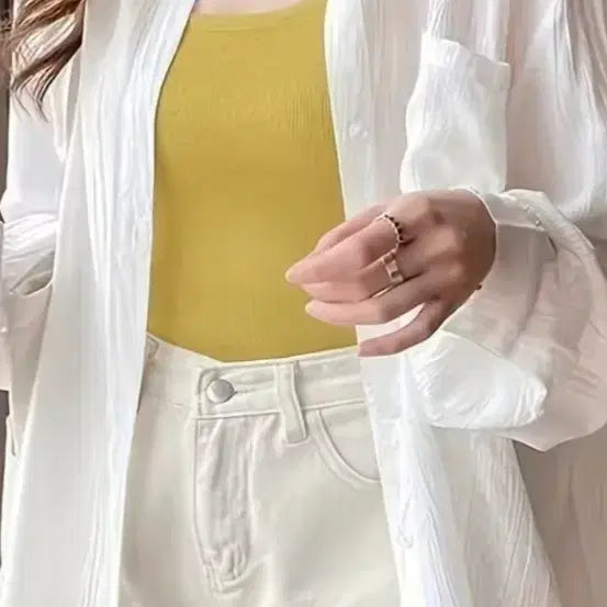 [BUNJANG] Women's Lightweight White Shirt / 새상품