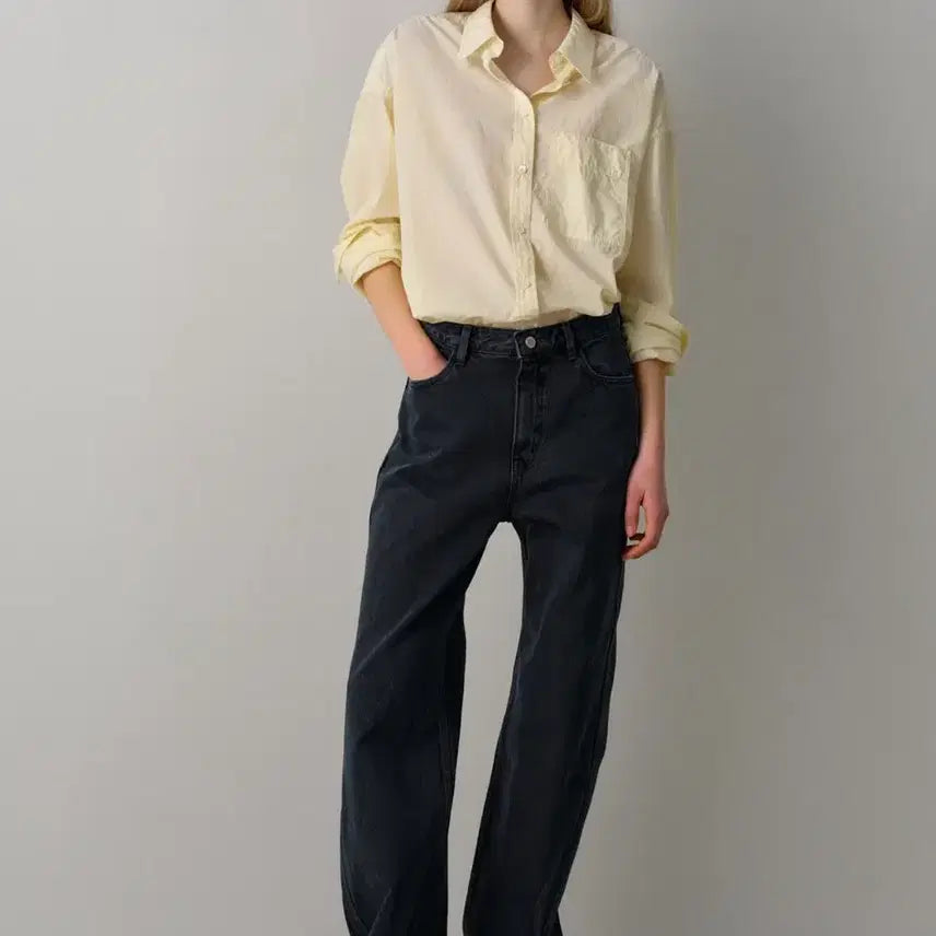 [BUNJANG] Facade Pattern Classic Straight Denim M / 파사드패턴 클래식 스트레이트데님 M