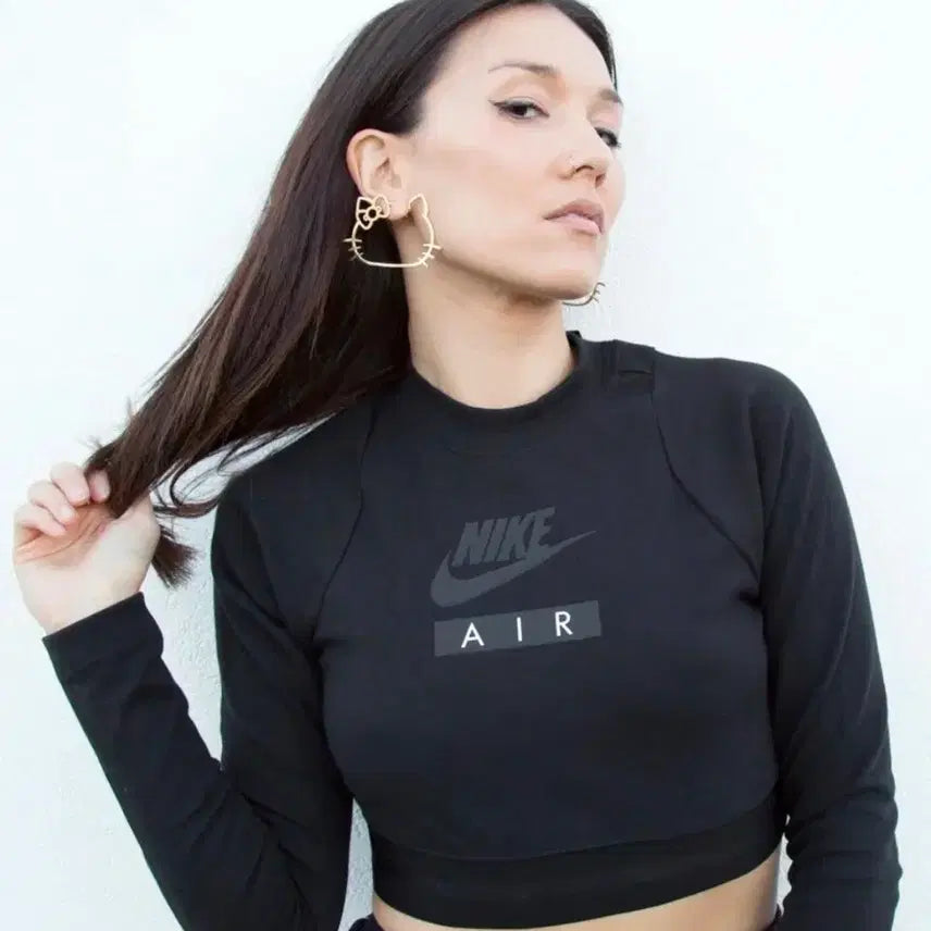 [BUNJANG] Nike Air Long Sleeve Cropped Top / 나이키 에어 긴팔 크롭탑 일괄