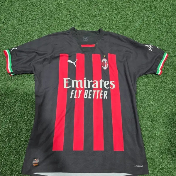 [BUNJANG] AC Milan 22-23 Home Authentic Player Issue Uniform XL Unmarked CFS / AC밀란 22-23 홈 어센틱 유니폼 XL 노마킹 CFS