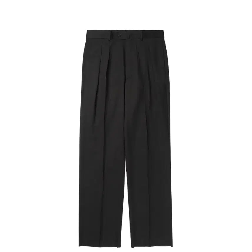 [BUNJANG] Bernard Zins Vaneau Double Pleated Pants Black Size 40 / Bernard Zins Vaneau 더블 플리츠 팬츠 믈랙 40