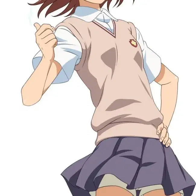 [BUNJANG] Misaka Mikoto Cosplay Costume Set (L) / 미사카 미코토 코스프레 의상 판매