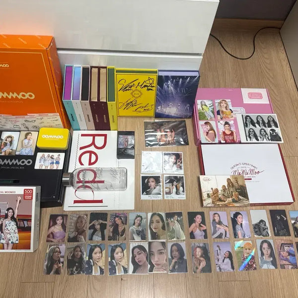 [BUNJANG] Mamamoo Album & Season's Greetings Bundle Set / 마마무 앨범 시즌 그리팅 포토 카드 싸인 앨범 일괄 판매