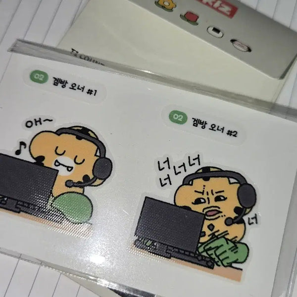 [BUNJANG] T1 Tteukjilz Game Room Owner Sticcker / [판매] T1 티끌즈 겜방 오너 띠부씰