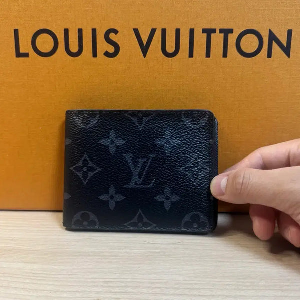 [BUNJANG] Louis Vuitton Monogram Card Wallet Black / [S급/정품] 루이비통 모노그램 카드 지갑 블랙