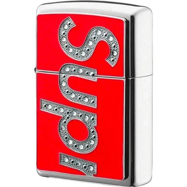 [BUNJANG] Supreme Swarovski Zippo Lighter / 슈프림 스와로브스키 지포