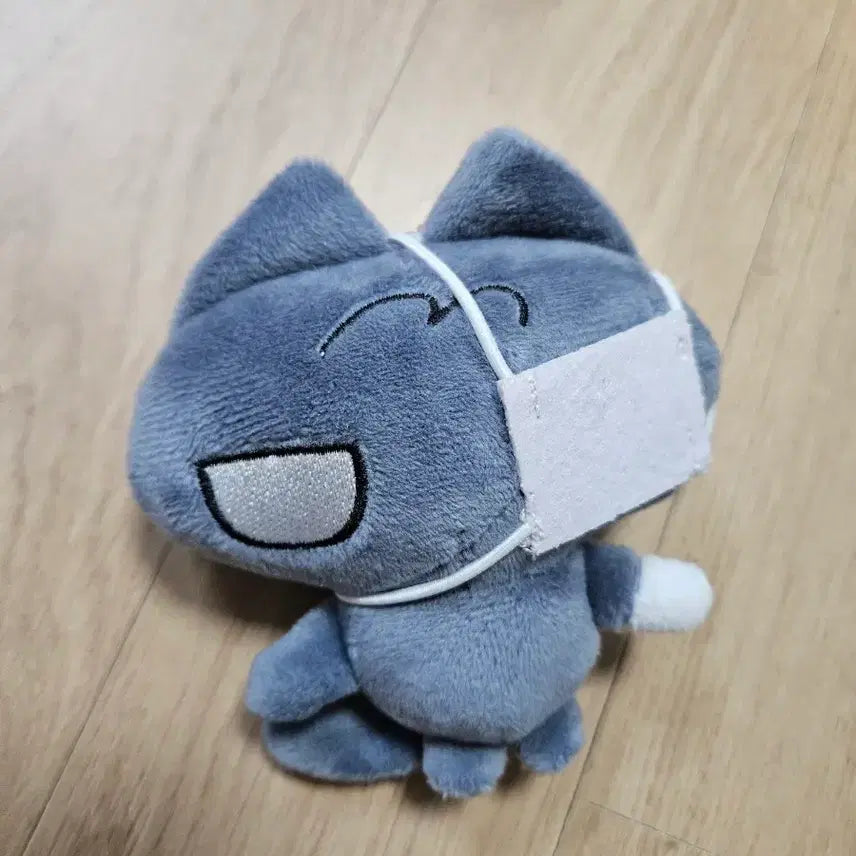 [BUNJANG] Garbage Time Junsu Cat Doll (Eye Patch + Pouch) / 가비지타임 비공굿 준수냥이(안대+파우치 있음)