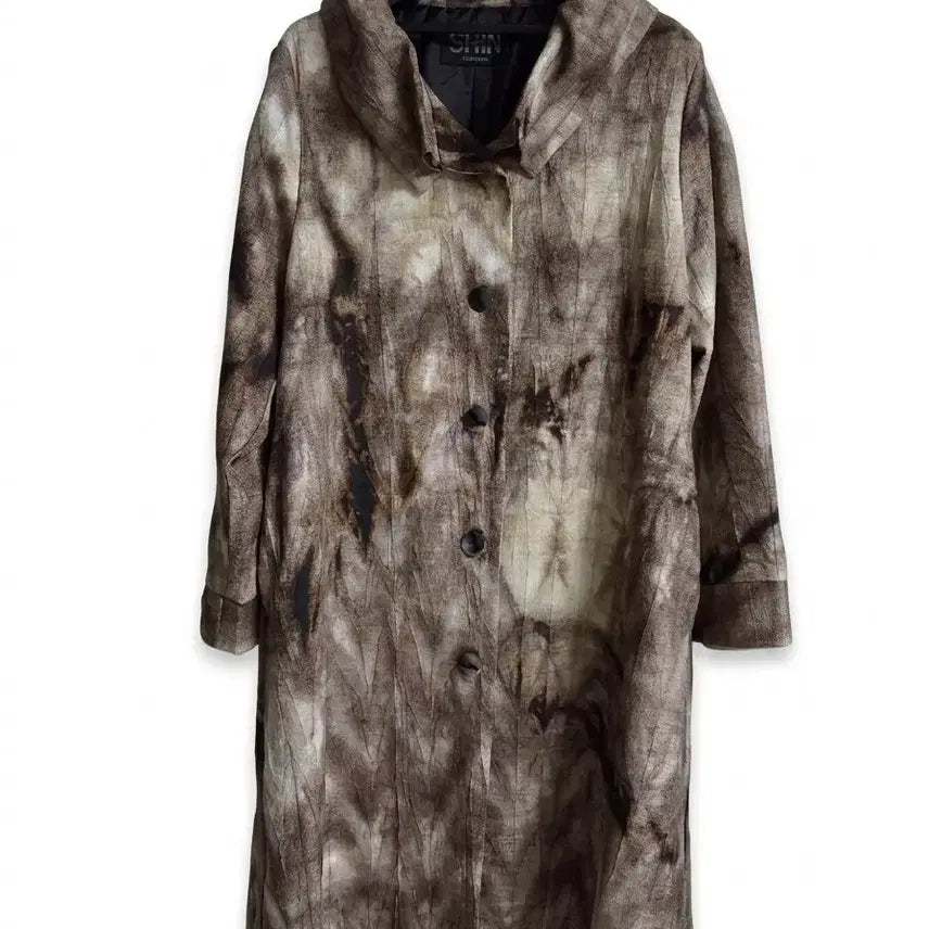 [BUNJANG] Shin Younghee Women's Frill Coat Brown / SHIN 신영희 여성 프릴 코트 브라운