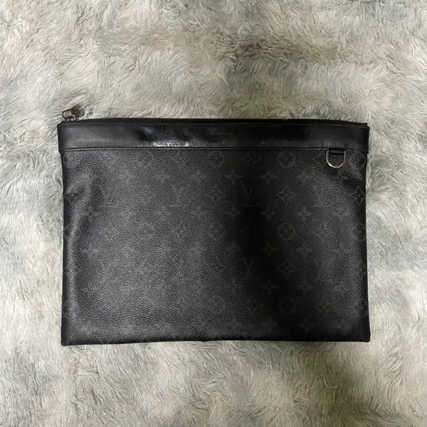 [BUNJANG] Louis Vuitton Monogram Clutch Black / 루이비통 클러치 모노그램 블랙