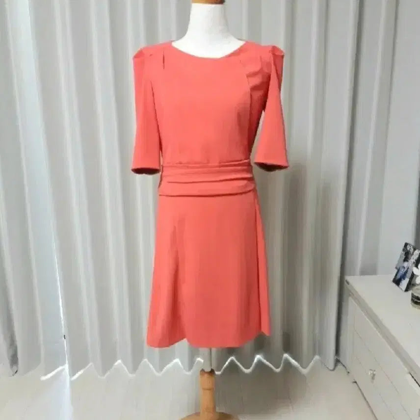 [BUNJANG] Jill Stuart Coral Midi Dress Size M / (거의새것)  jill 원피스m