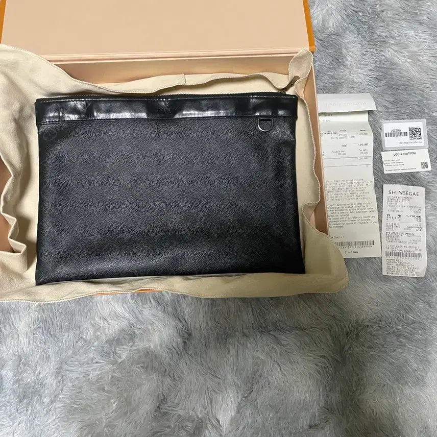 [BUNJANG] Louis Vuitton Pochette Clutch Black / (풀구성) 루이비통 포쉐트 클러치 블랙