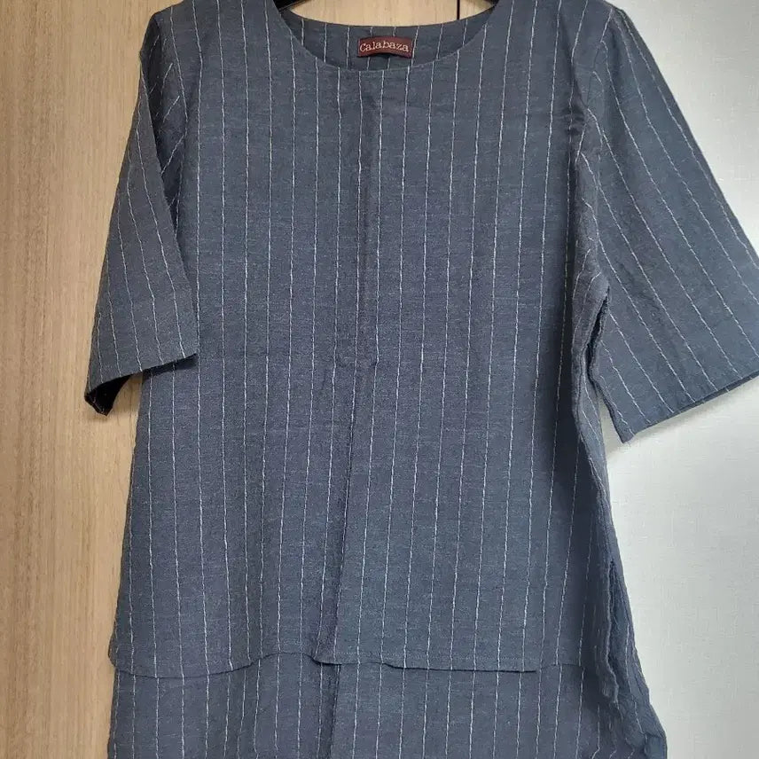 [BUNJANG] Linen Blend Blouse Shirt / 새상품/린넨면혼방 블라우스 셔츠