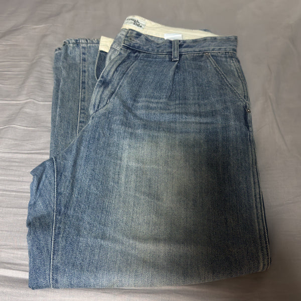 [BUNJANG] Roughside Drape Denim Light Blue Size 3 / 러프사이드 드레이프데님 연청 3사이즈