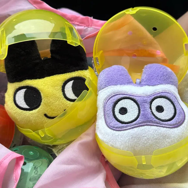 [BUNJANG] Tamagotchi Mascots Face Nuigurumi Keyring / 다마고치 마스크치 페이스 누이구루미 키링 양도 판매