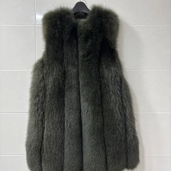 [BUNJANG] Saga Fox Fur Vest / 사가폭스 베스트