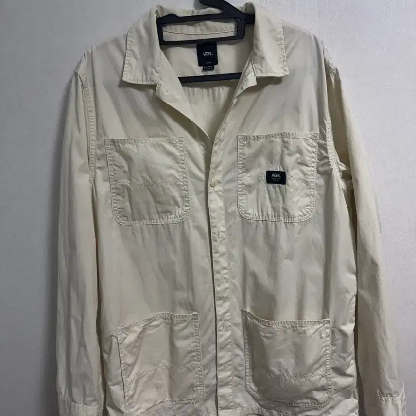 [BUNJANG] Vans Work Jacket Ivory L / 반스 워크자켓 아이보리 L