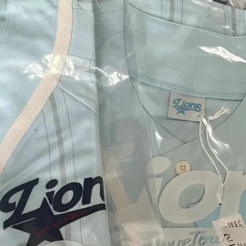[BUNJANG] Sunlove Samsung Lions Uniform Light Blue M / 썬러브 삼성라이온즈 유니폼 라이트블루 하늘색 선러브