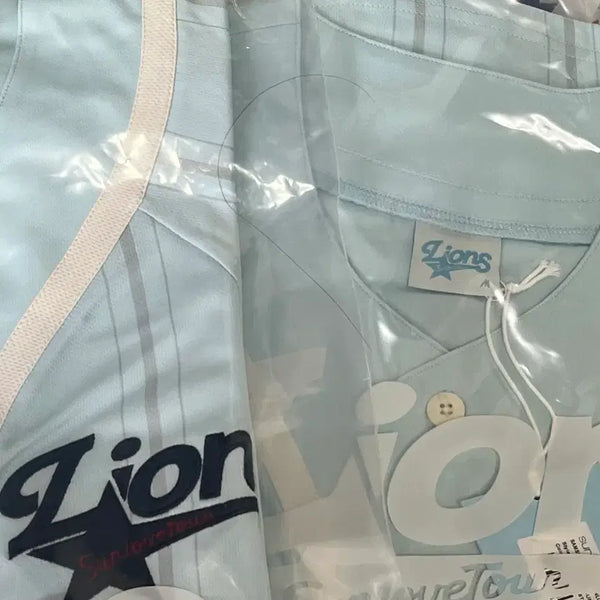 [BUNJANG] Sunlove Samsung Lions Uniform Light Blue M / 썬러브 삼성라이온즈 유니폼 라이트블루 하늘색 선러브