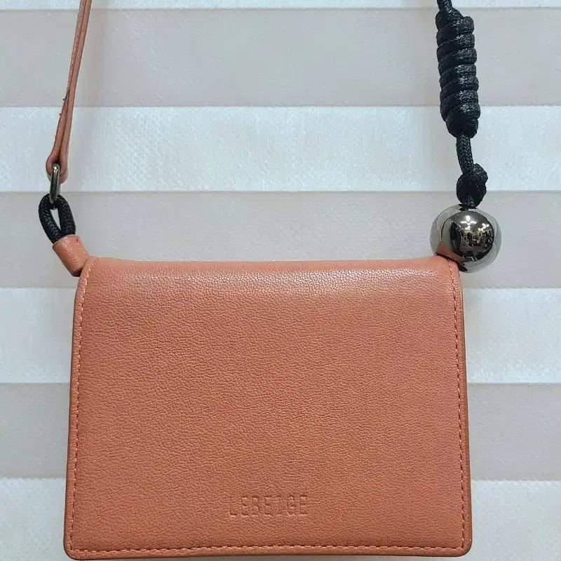 [BUNJANG] Le Beige Lambskin Card Cross Bag / 르베이지> 양가죽 카드 크로스백