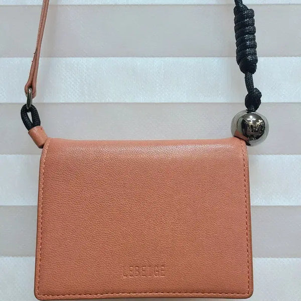 [BUNJANG] Le Beige Lambskin Card Cross Bag / 르베이지> 양가죽 카드 크로스백