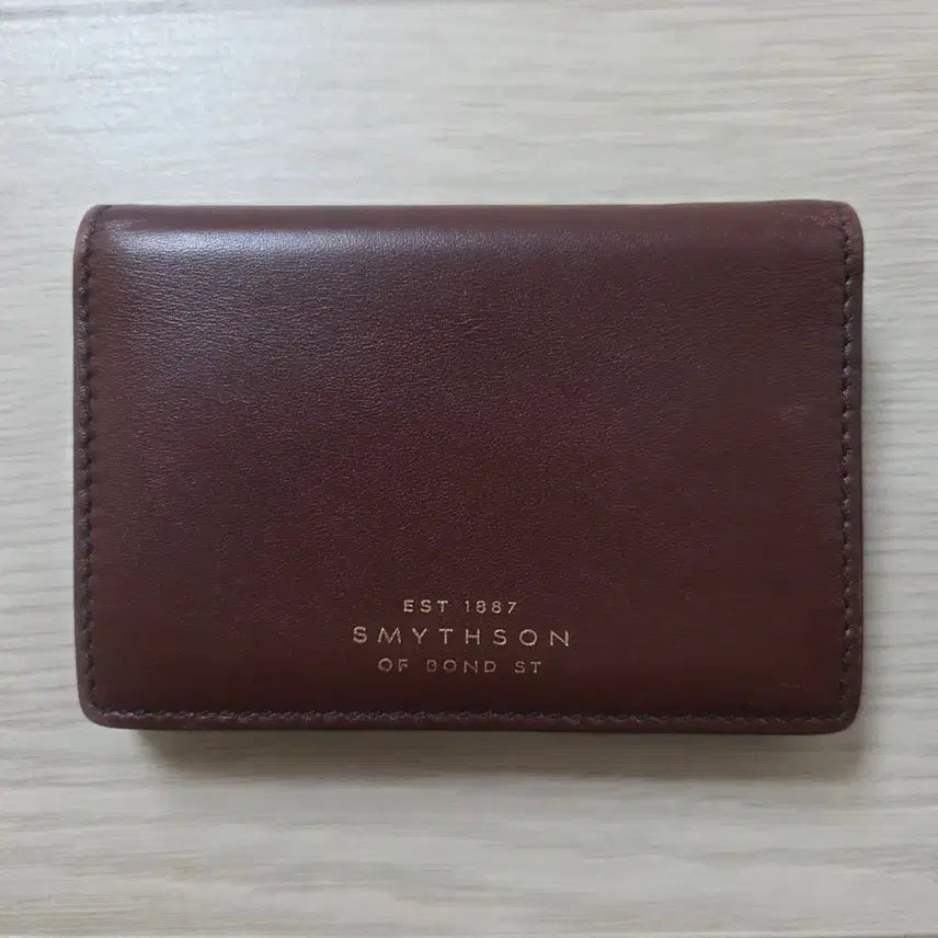 [BUNJANG] SMYTHSON Leather Card Holder / SMYTHSON 스마이슨 카드지갑