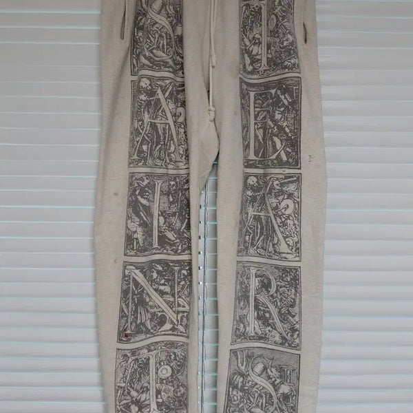 [BUNJANG] Saint Michael Denim Tears Sweatpants / [L] 세인트미카엘 데님티어스 스웻팬츠