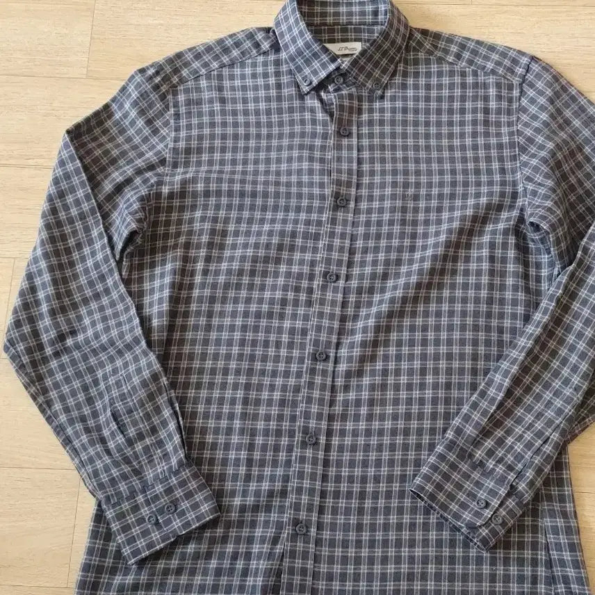 [BUNJANG] S.T. Dupont Check Cotton Shirt / 에스티듀퐁(S.T. Dupont) 체크 셔츠 ( 95 )
