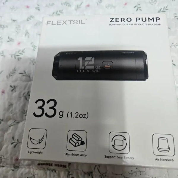 [BUNJANG] Flextail Gear Zero Pump 30g Ultralight Backpacking Air Pump with Rechargeable Battery / 제로펌프 30g 초경량 백패킹 캠핑 에어펌프 플렉스테일 기어 충전배터리 포함