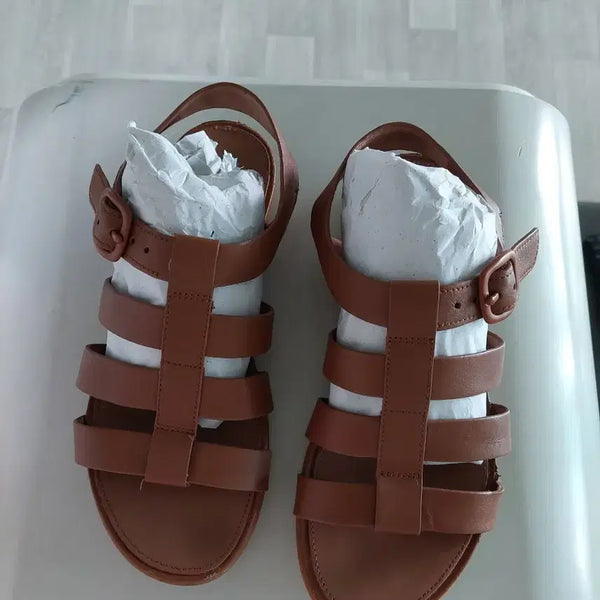 [BUNJANG] Fitflop Brown Gladiator Sandals (230-235) / 핏플랍 갈색 샌들 230-235