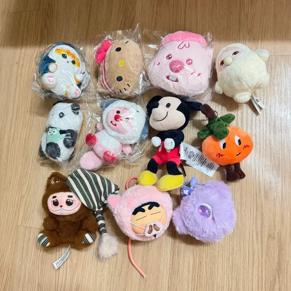 [BUNJANG] 10 Types of Cute Character Keyring Dolls / 귀여운 캐릭터 인형 10종