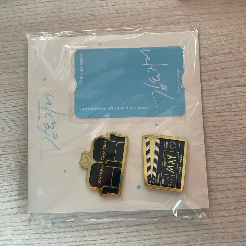 [BUNJANG] Park Jihoon 2026 Fan Meeting Badge Set with Photocard / 박지훈 2026팬미팅 뱃지세트 포카포함