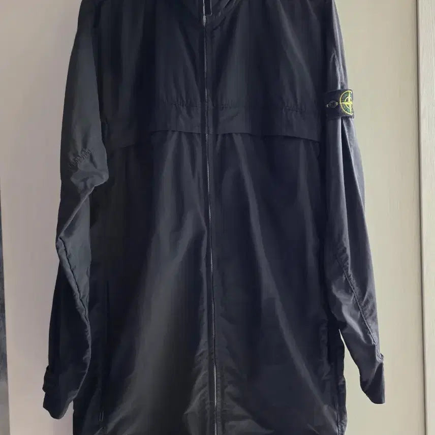 [BUNJANG] Stone Island Micro Reps Black Long Jacket XL / 스톤아일랜드 마이크로 랩스 블랙 롱 자켓 xl 새상품급 (국택정품)