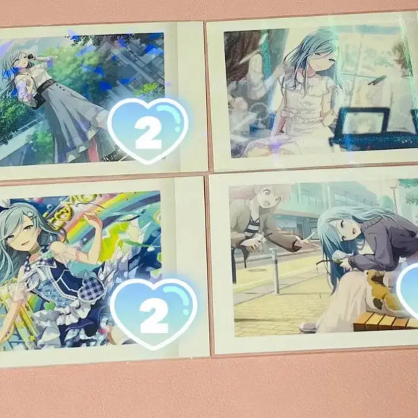 [BUNJANG] Project Sekai Shizuku Pashacard 4-Card Bundle Set / 프세카 시즈쿠 파샤 4장 일괄