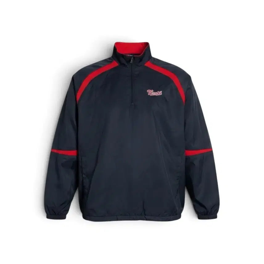 [BUNJANG] LG Twins Half-Zip Warm-Up Jacket / LG 트윈스 하프집업 웜업
