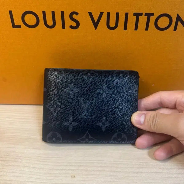 [BUNJANG] Louis Vuitton Monogram Eclipse Bifold Wallet / [S급/ 정품] 루이비통 모노그램 이클립스 반지갑