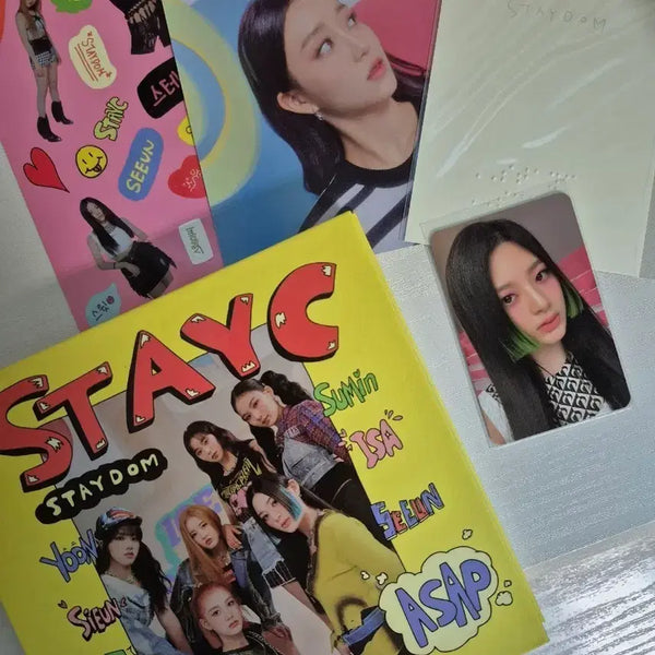 [BUNJANG] STAYC STAYDOM ASAP Album (Photocard Included) / 스테이씨 스테이덤 에이셉 ASAP 개봉 앨범 판매(포토카드 포함)
