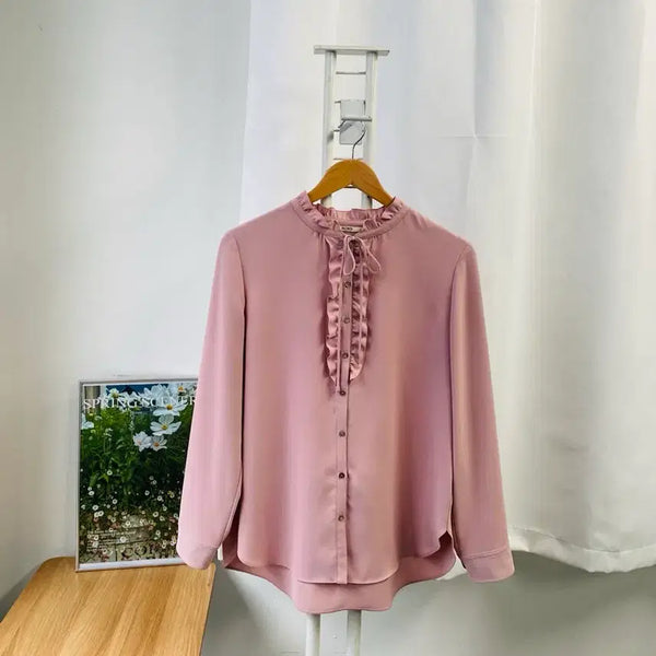 [BUNJANG] BCBG Pink Blouse / BCBG 핑크 블라우스